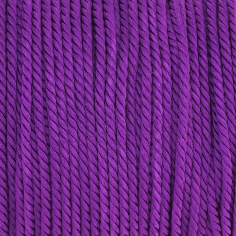 Sznurek nylonowy/ splot sznurowy fioletowy 2mm 1m PWL2004