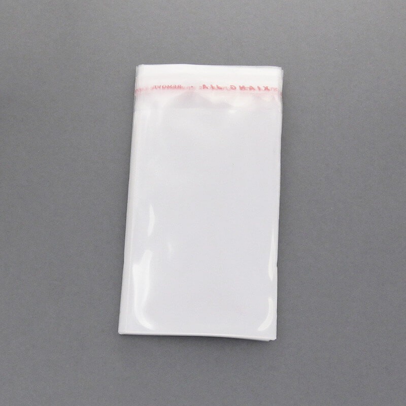 Cellophane bags 6x10 + 2cm transparent 200pcs OPOPP0612