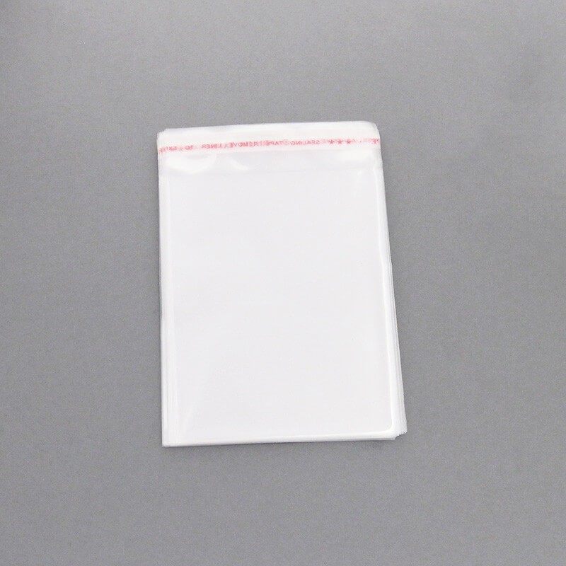 Cellophane bags 8x10 + 2cm transparent 200pcs OPOPP0812