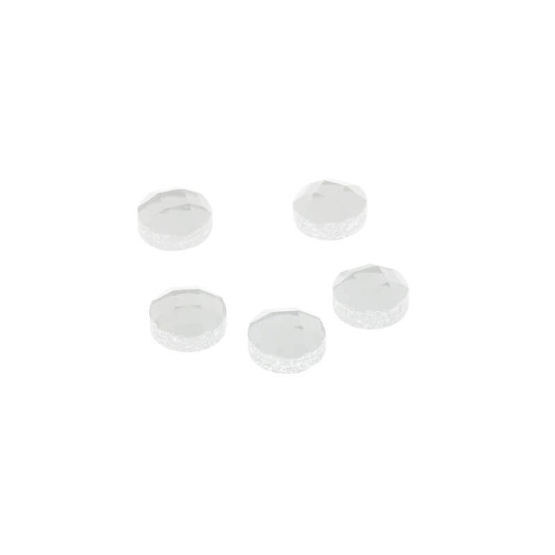 Faceted glass cabochons 5.8x2.9mm crystal 10pcs KBSF0601