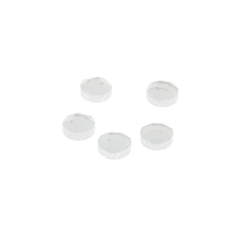 Faceted glass cabochons 5.8x2.9mm crystal 10pcs KBSF0601