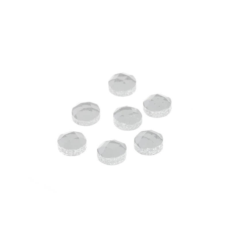 Faceted glass cabochons 5.9x2.9mm crystal 10pcs KBSF0603