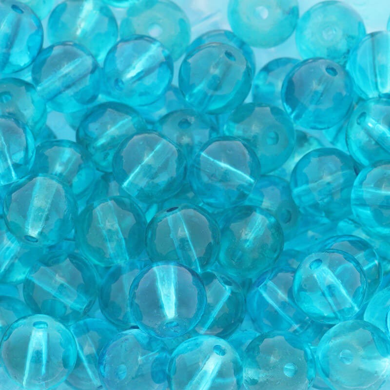 Perfect beads 8mm beads 108 pieces turquoise SZPF0825