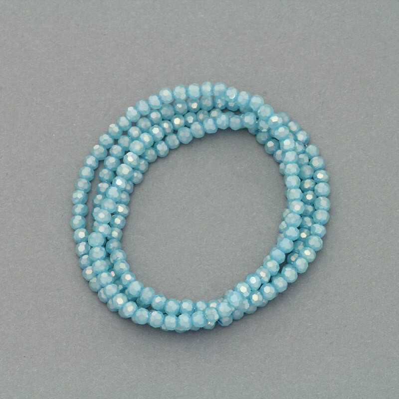 Crystal beads 2mm blue AB 200pcs SZKRKU02081