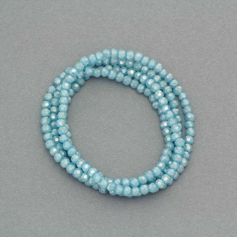 Crystal beads 2mm blue AB 200pcs SZKRKU02081