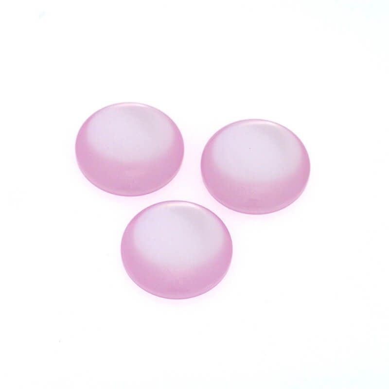 Resin cabochons 24mm / Luna / purple pearl 2pcs KBAD24B