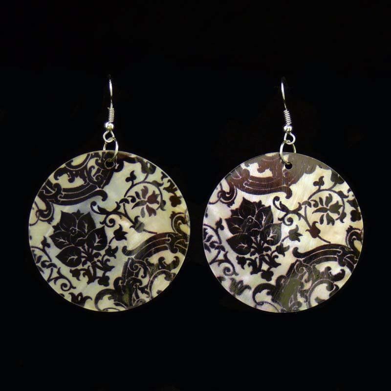 Mother-of-pearl earrings MP013