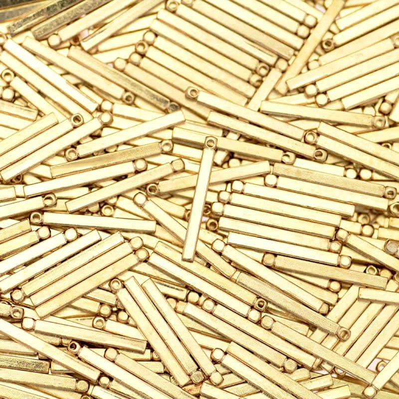 Pendants 20x2mm golden sticks 4pcs AKG433