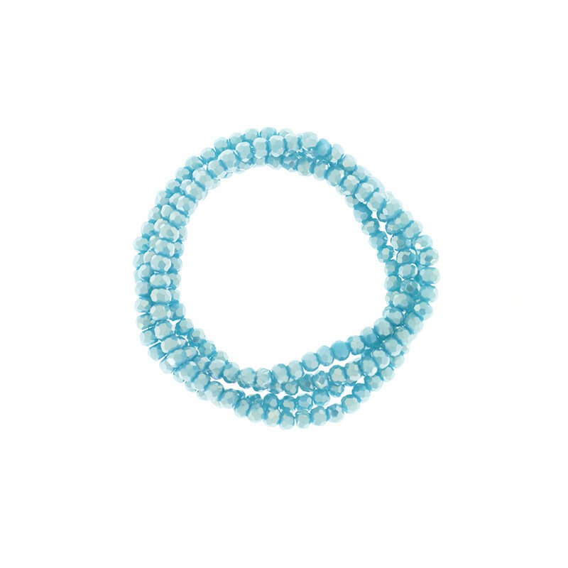 3mm pearl blue beads crystal beads SZKRKU03082
