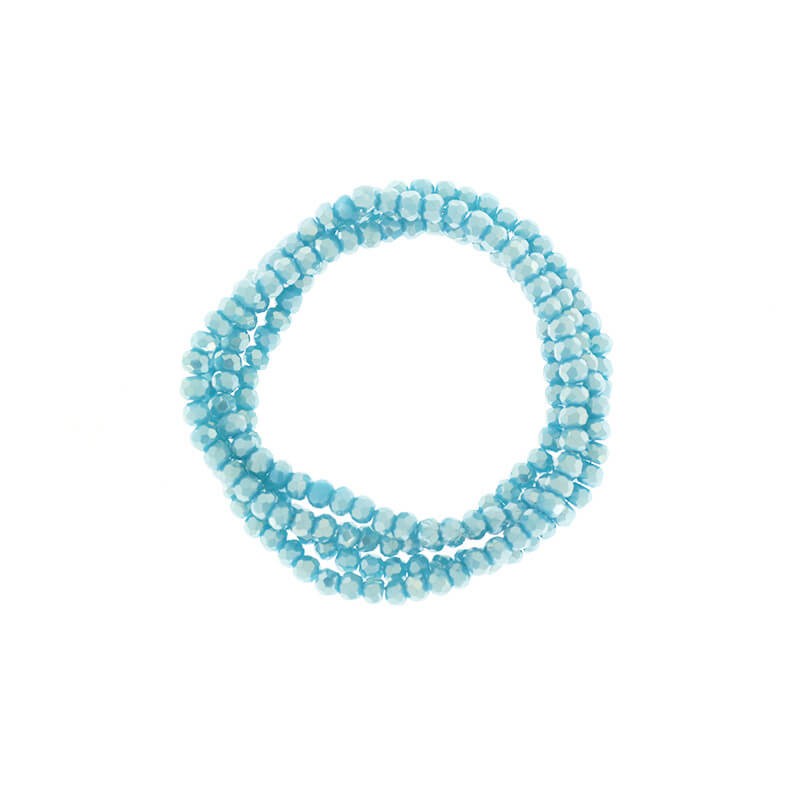 3mm pearl blue beads crystal beads SZKRKU03082