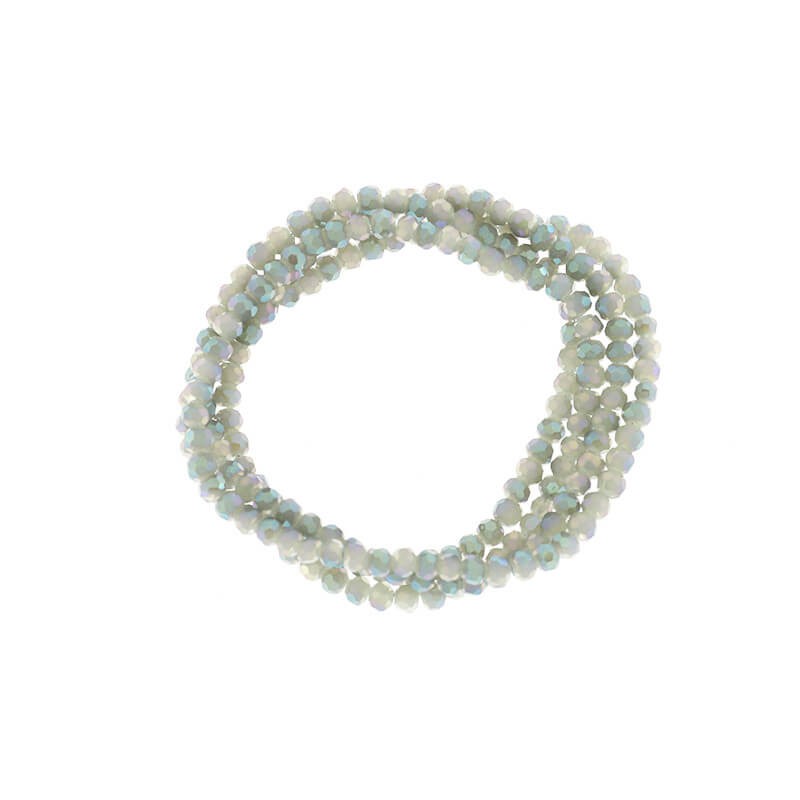 Crystal beads 3mm moon gray ab 200pcs SZKRKU03060