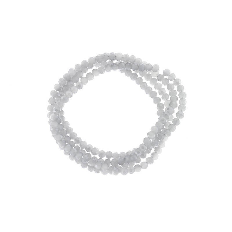 3mm moon gray pearl beads crystal beads SZKRKU03079
