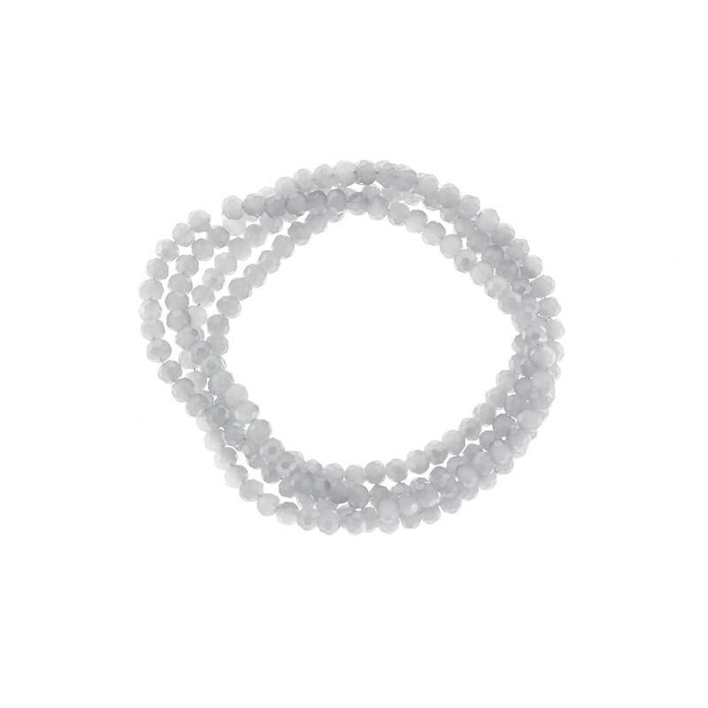 3mm moon gray pearl beads crystal beads SZKRKU03079