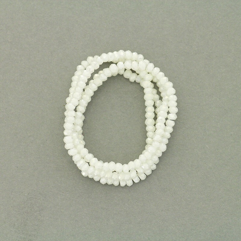 Kryształki/ oponki fasetowane 200szt/ sznur złota perła 2x1.5mm SZKROP01066
