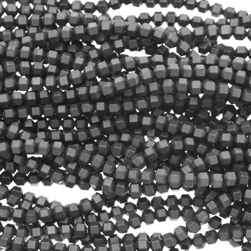 Hematite matt beads 3mm 130pcs / string KAHE33