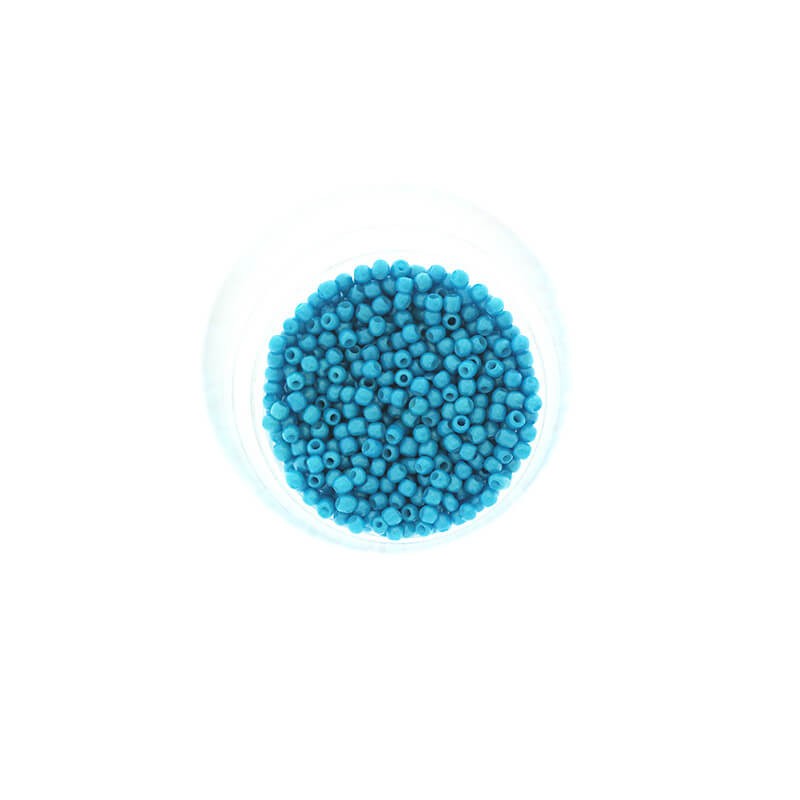 Koraliki SeedBeads Premium opaque Turquoise Blue (12/0) 1.9mm 10g SZDR20OP038