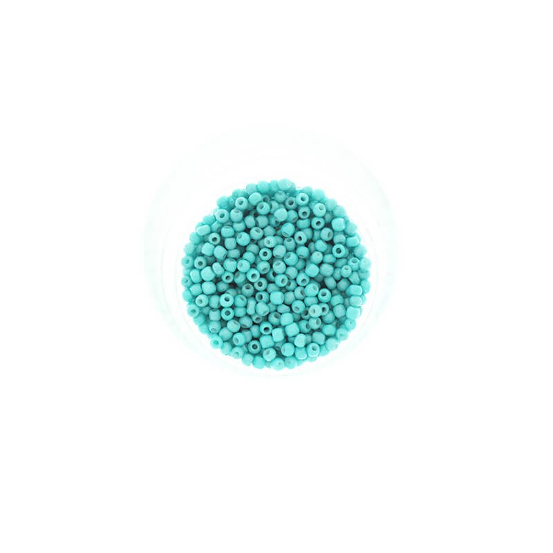 Koraliki SeedBeads Premium opaque Turquoise (12/0) 1.9mm 10g SZDR20OP040