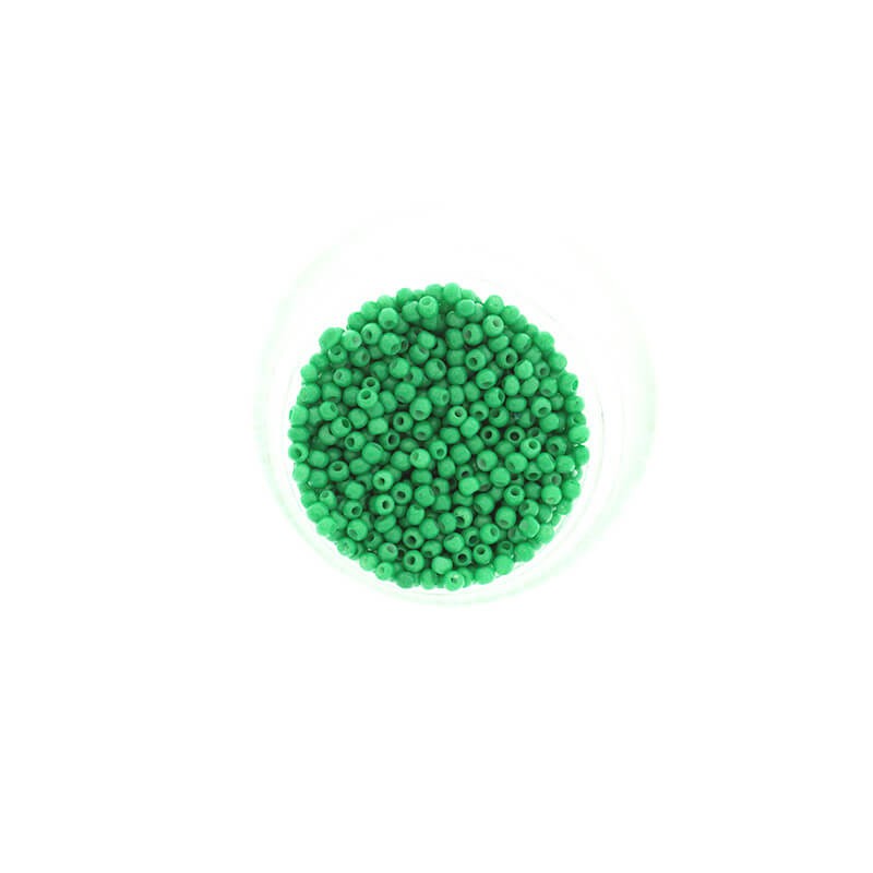 Koraliki SeedBeads Premium opaque Green Peas (12/0) 1.9mm 10g SZDR20OP045