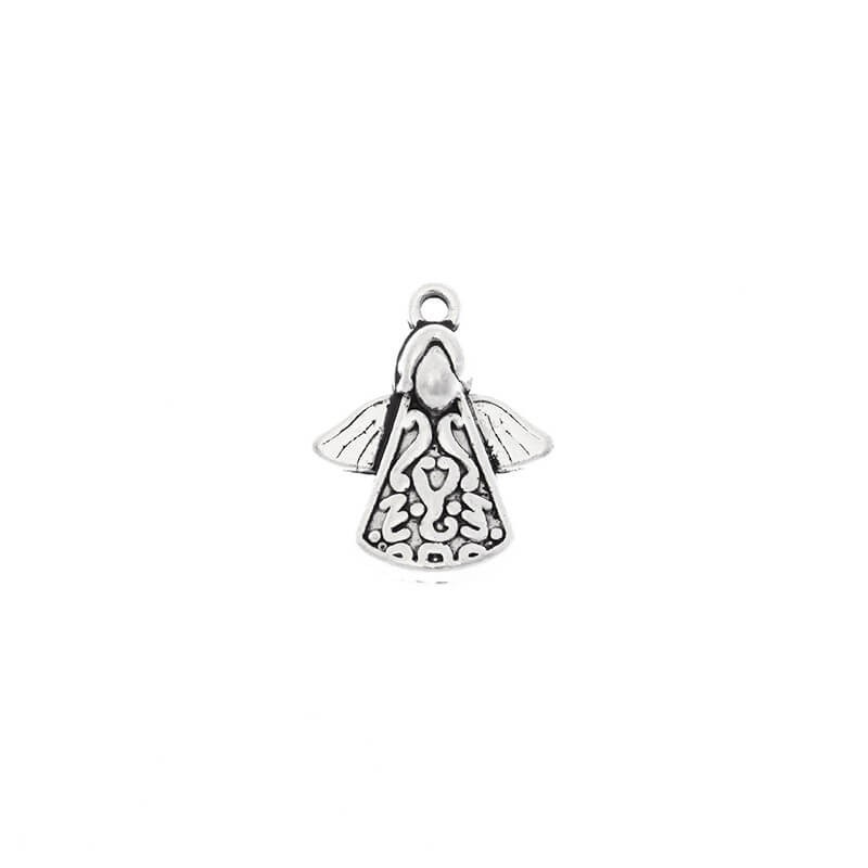 Antique silver pendant / angel, 3 pcs AAT419