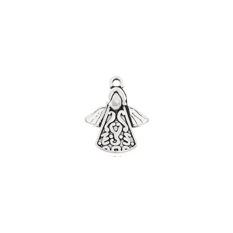 Antique silver pendant / angel, 3 pcs AAT419