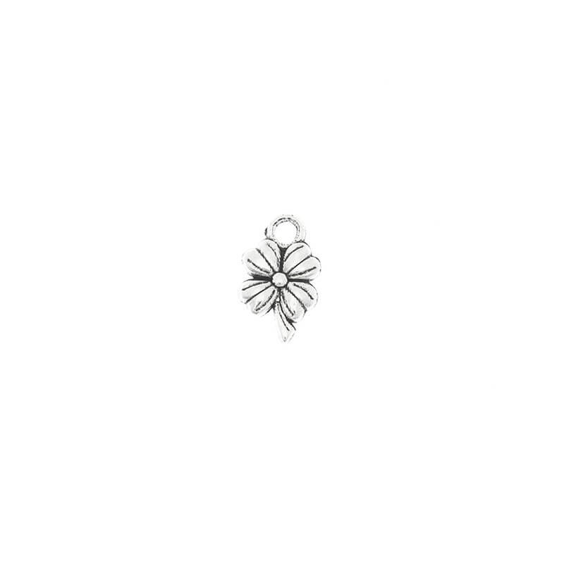 Silver flower pendants 8x13mm AAT438