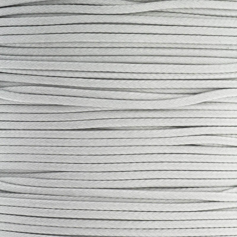 Jewelery cord, braided gray 1.5mm 2m PW250