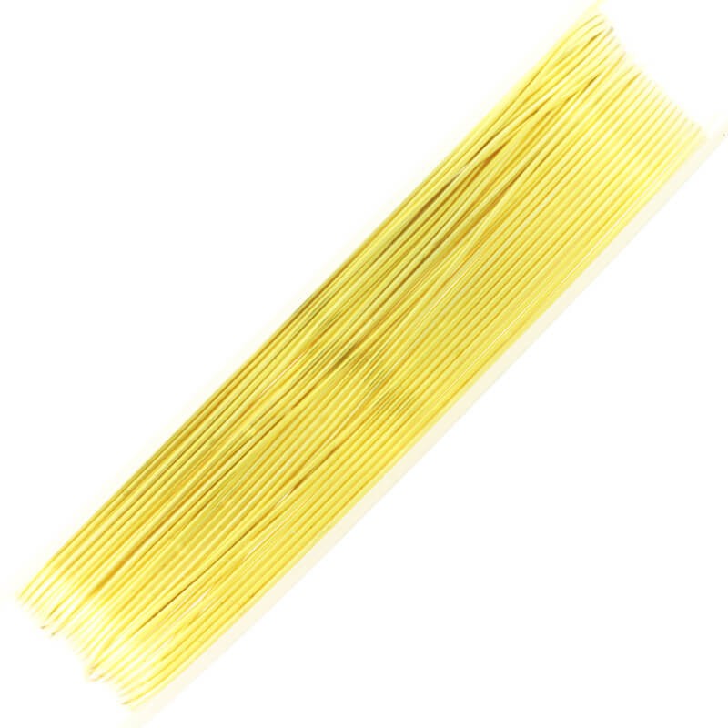 Copper wire LUX 0.5mm gold 6 [m] (spool) DR05ZLX