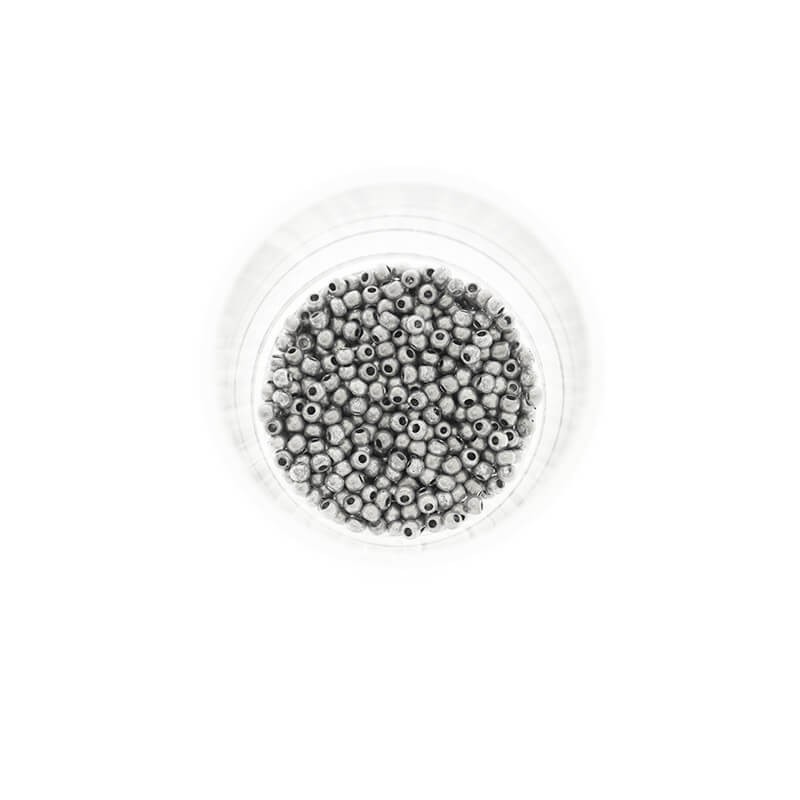 Koraliki SeedBeads Premium Metalic Platinium (12/0) 10g SZDR20MEM012