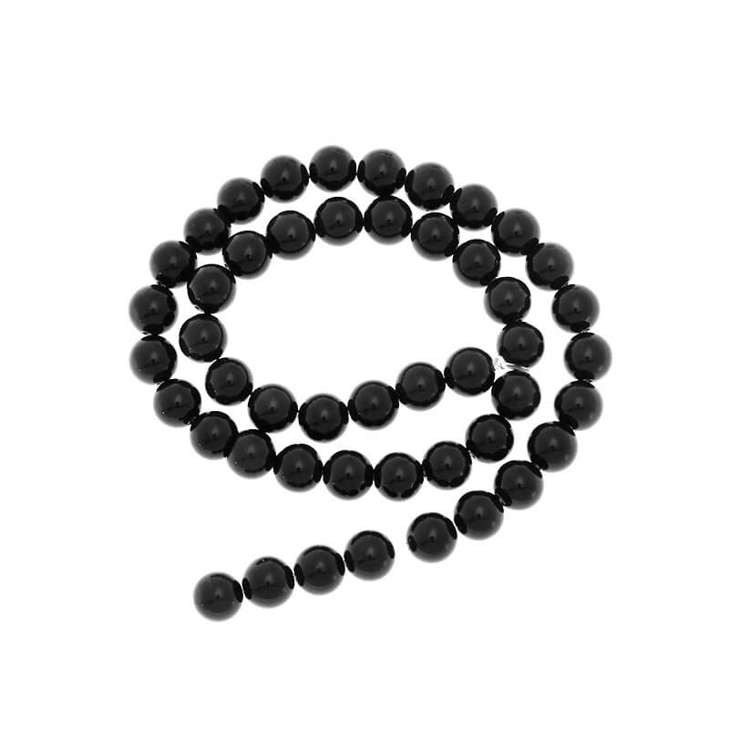 Stones / Obsidian beads 8mm beads 46pcs KAOBS08