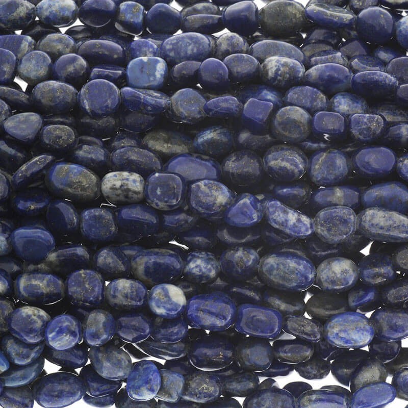 Lapis Lazuli irregular stones 6x8mm 55pcs / rope KALAS01