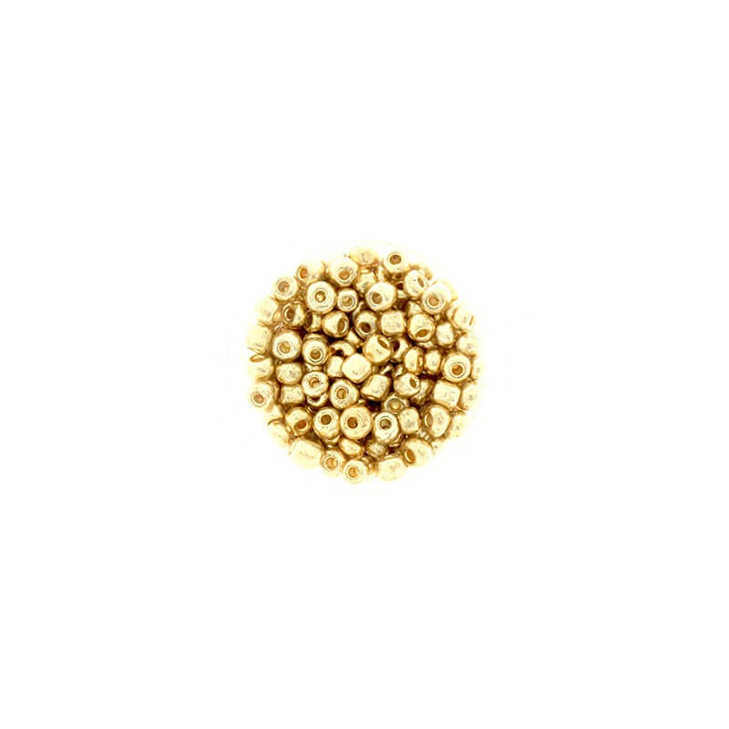 SeedBeads Premium Metalic Gold (8/0) 10g SZDR30ME003