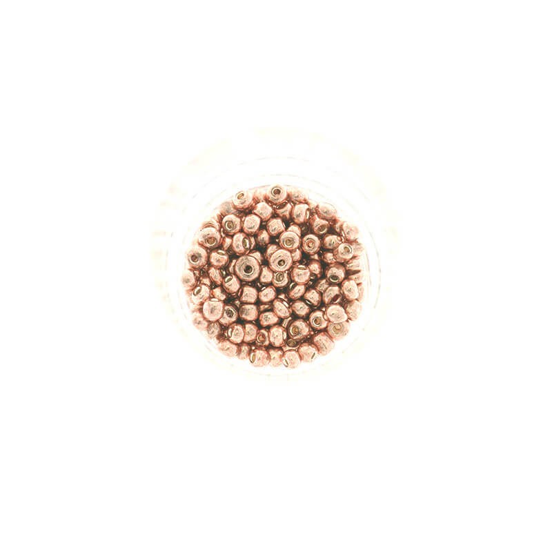Koraliki SeedBeads Premium Metalic Pink Gold (7/0) 10g SZDR40ME001