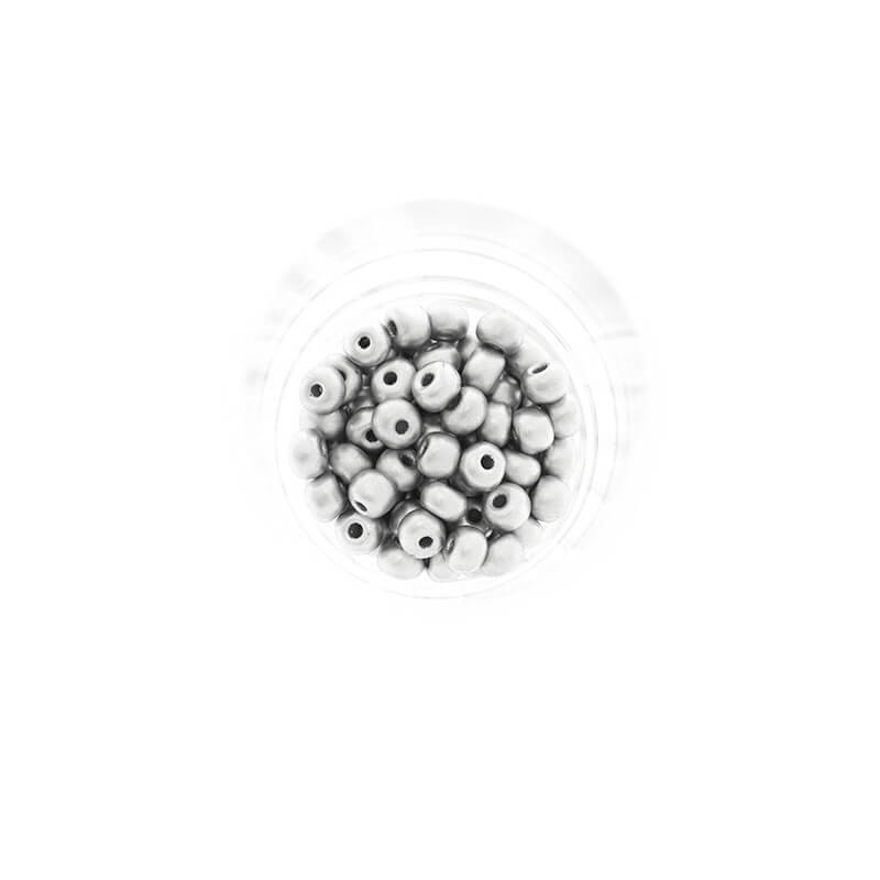 Koraliki SeedBeads Premium Metalic Matte Silver (7/0) 10g SZDR40MEM002