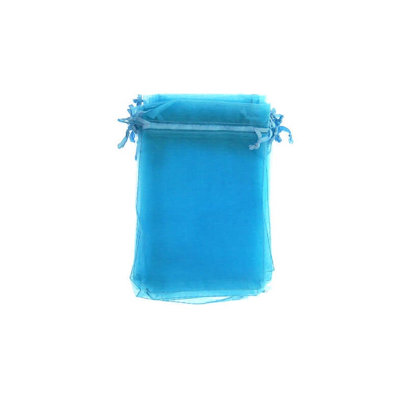 Organza bag blue 10x15cm 2pcs ORG15N2