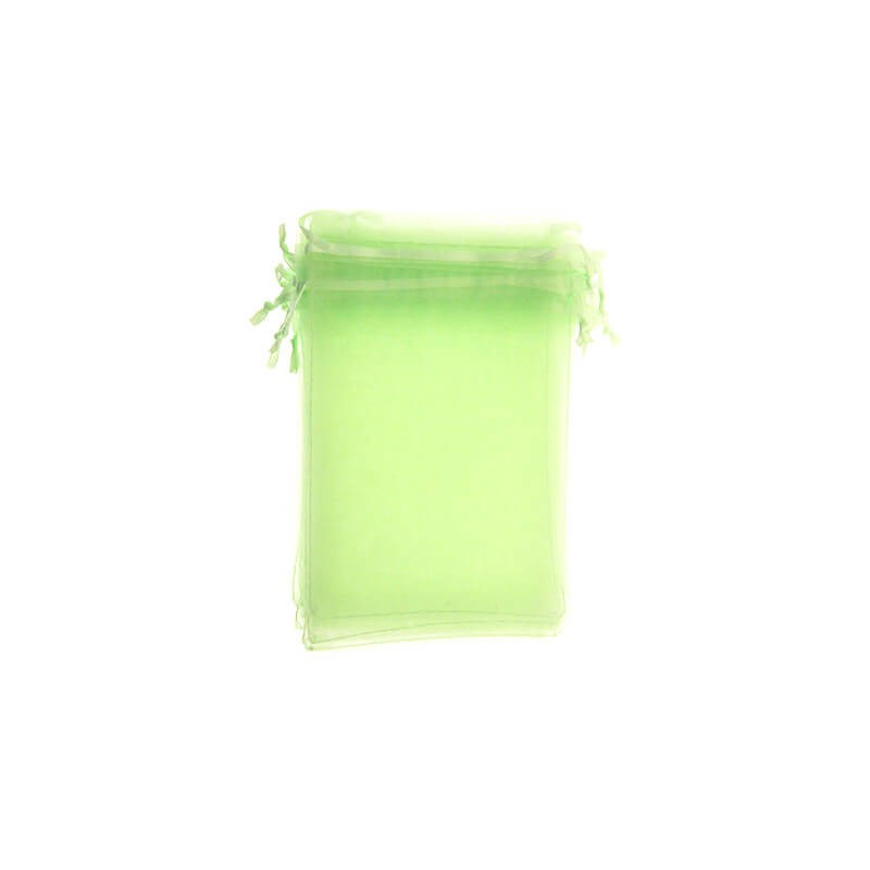 Organza bag green 10x15cm 2pcs ORG15Z1