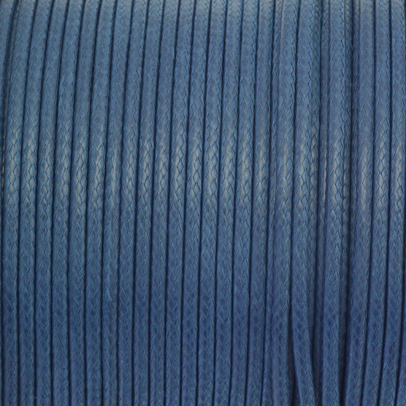 Sznurek jubilerski 2mm ciemny niebieski poliamidowy plecionka 2m PW2MM35