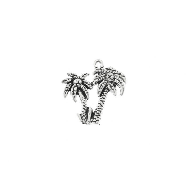 Silver pendants of palm trees 20x21mm AAU008
