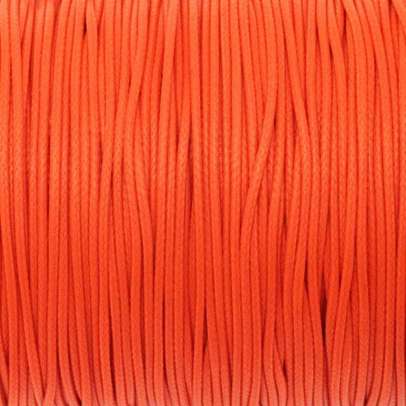 String / braid for bracelets / red orange 1mm 2m PW1C16