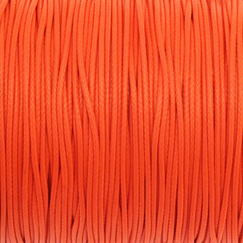 String / braid for bracelets / red orange 1mm 2m PW1C16