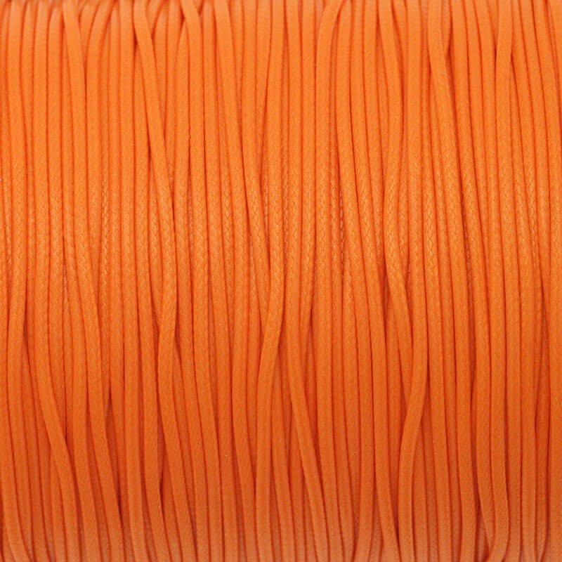 String / braid for bracelets / neon orange 1mm 2m PW1C18
