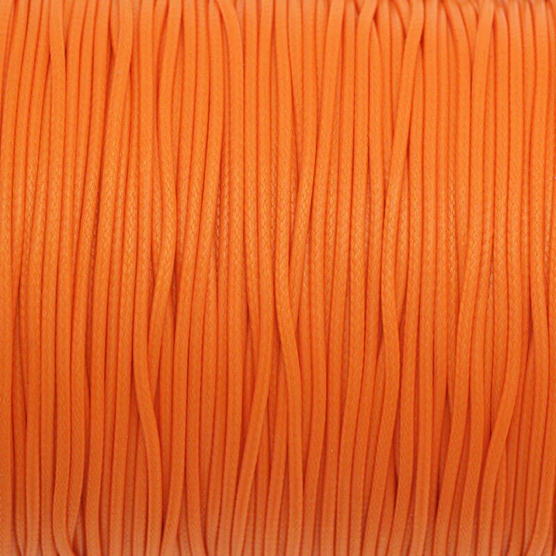 String / braid for bracelets / neon orange 1mm 2m PW1C18