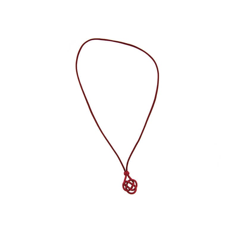 Bases of necklaces / for pendants / 72 cm / burgundy / BAZNKN01