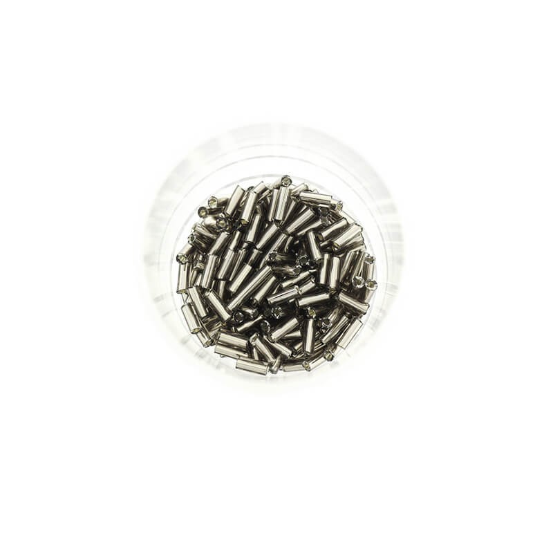 Koraliki rurki 4.5mm SeedBeads Metalic Pyrite 10g SZDRR24ME001