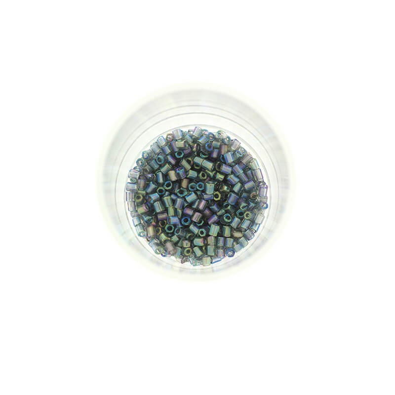 Tube beads 2mm SeedBeads Luster Labradorite AB 10g SZDRR20AB009