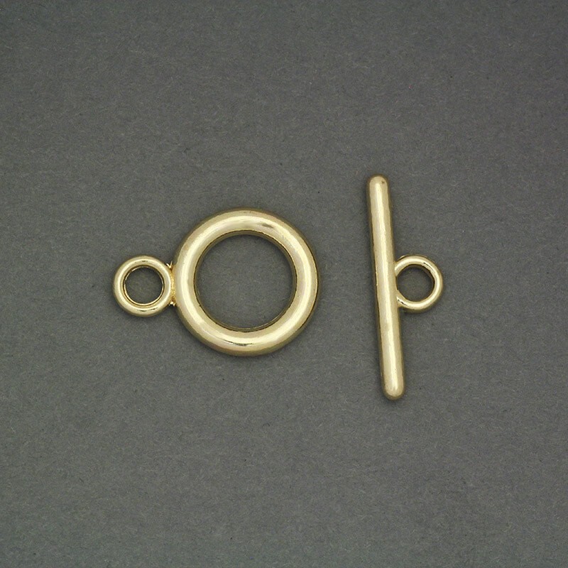 Clasps for two-piece toggle bracelets 2 sets / gold AKG510