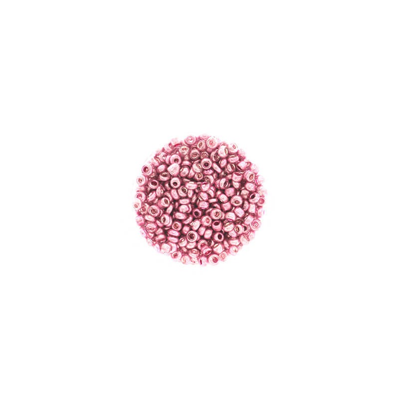 Koraliki SeedBeads Metalic Lavender Pink (10/0) 10g SZDR25ME008