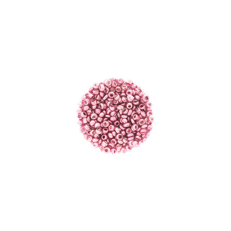 Koraliki SeedBeads Metalic Lavender Pink (10/0) 10g SZDR25ME008