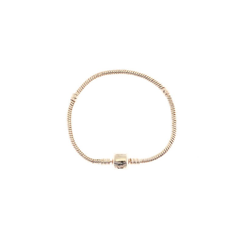 Modular bracelets - bases / clasp / 18cm / rose gold 1pc B10