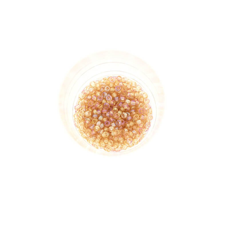 Small beads / SeedBeads / Peach AB (12/0) 10g SZDR20AB001