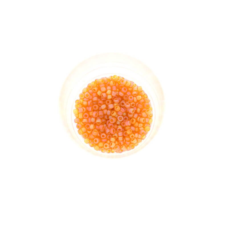 Beads small / SeedBeads / Orange AB Matte (12/0) 10g SZDR20ABM001